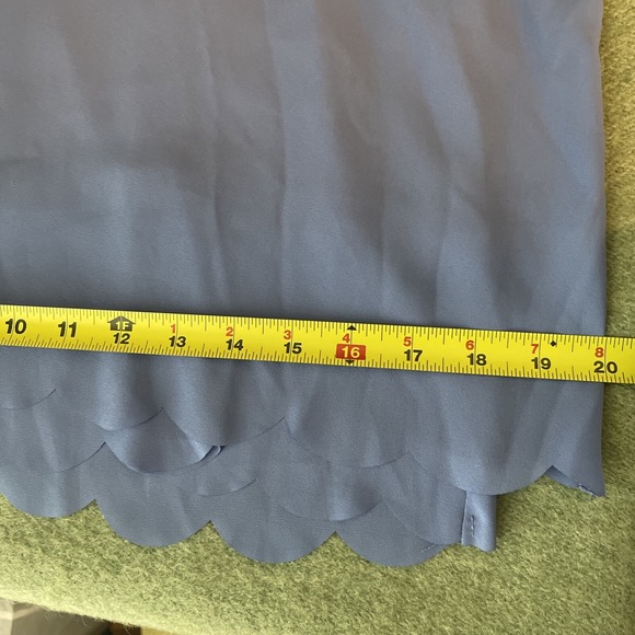 Everly Anthropologie Womens S Scalloped Mini Dress Violet Purple Sleeveless - Picture 11 of 13